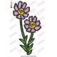 Cute Two Yellow Flower Embroidery Design